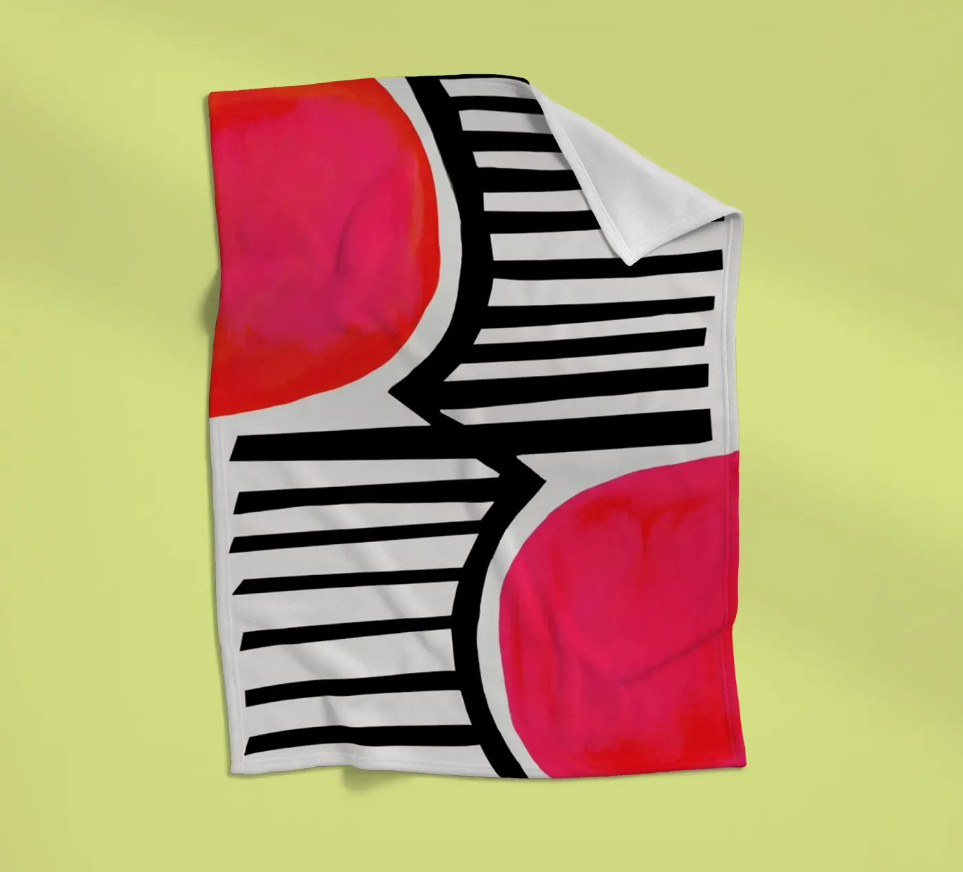 Ombre del tramonto coperta in pile da Fox & Velvet