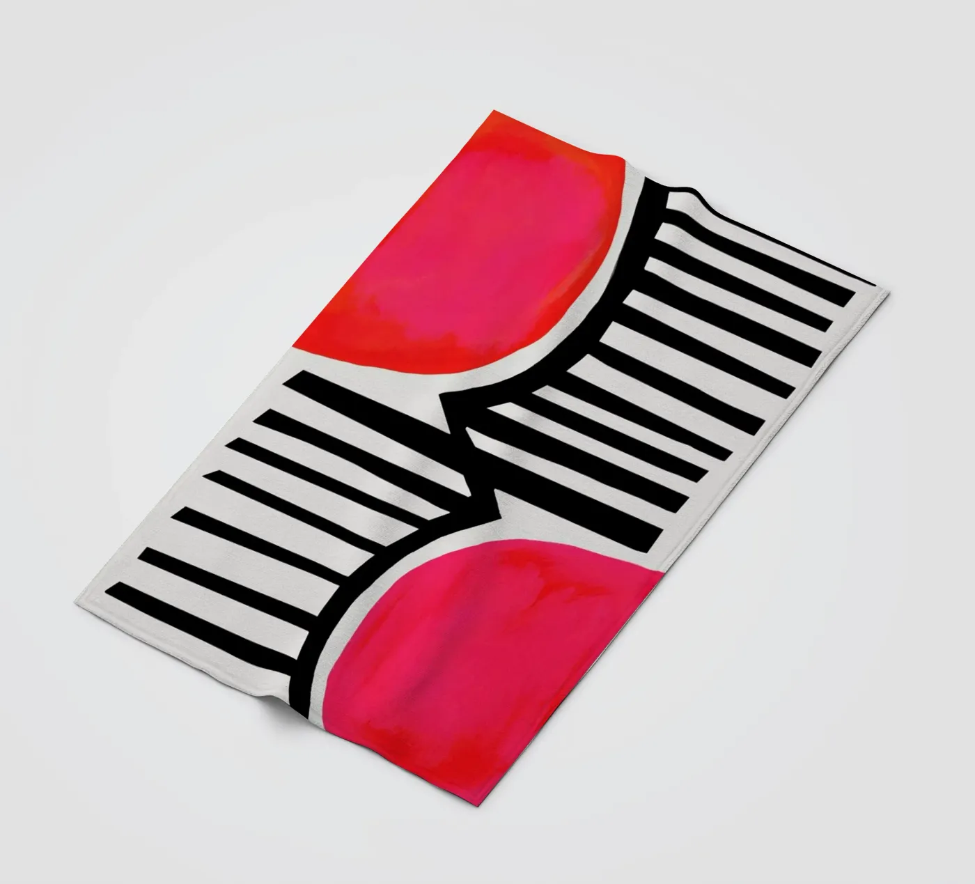 Ombre del tramonto coperta in pile da Fox & Velvet