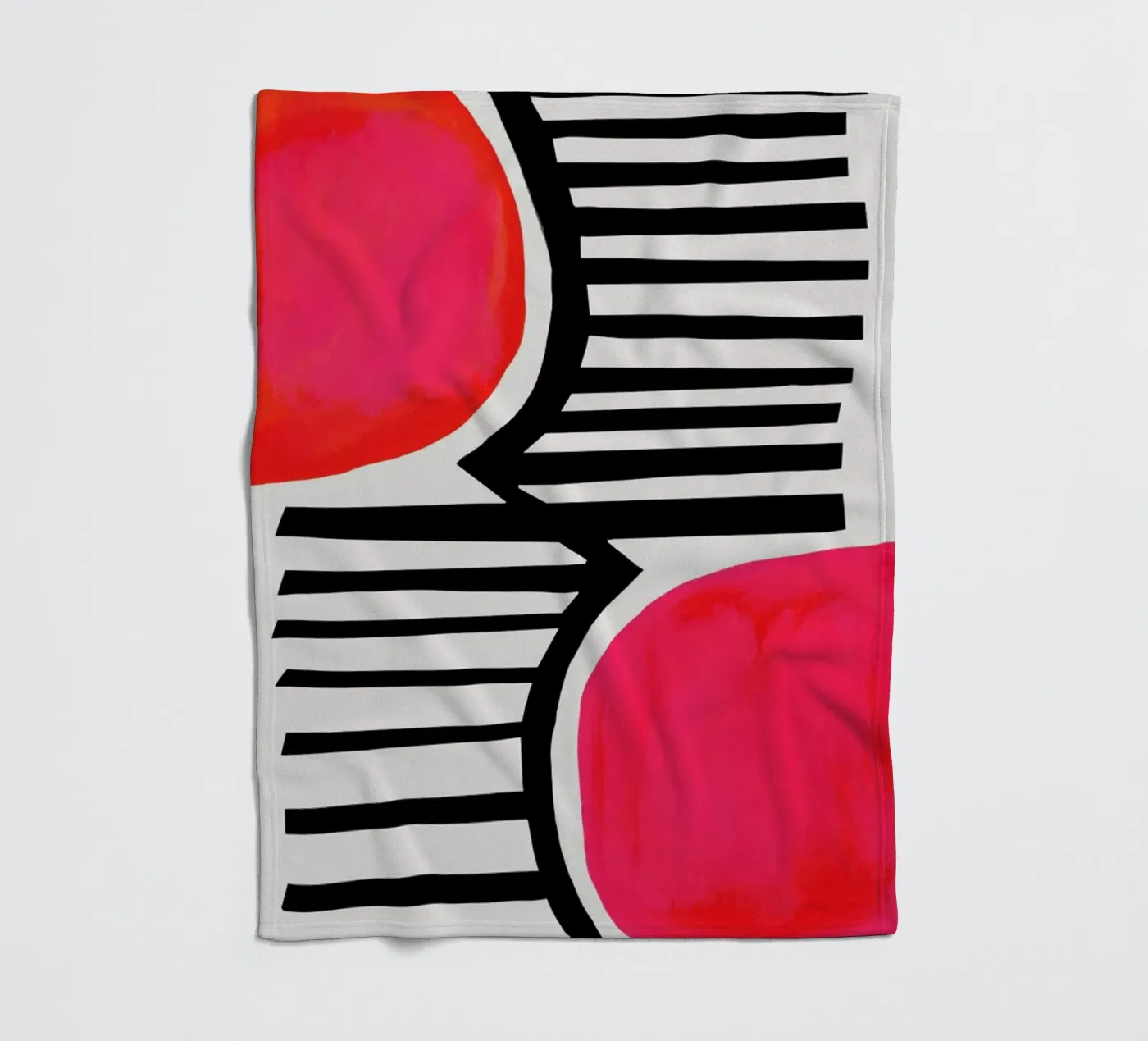 Ombre del tramonto coperta in pile da Fox & Velvet