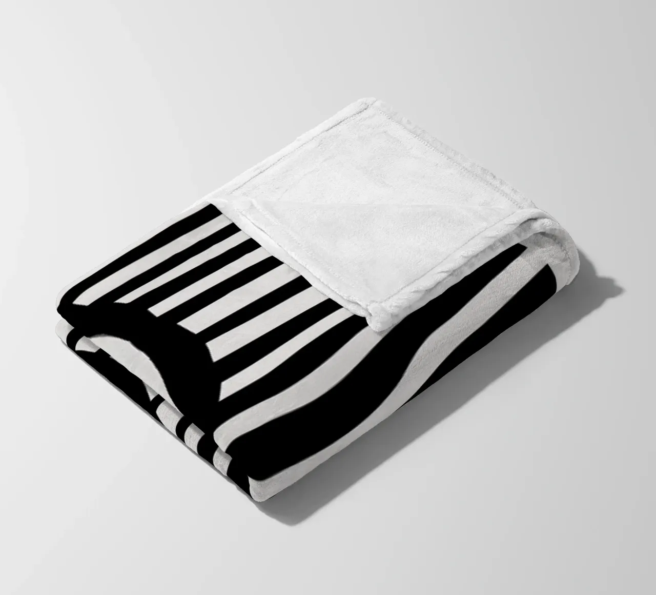 Zonsondergang schaduwen fleecedeken van Fox & Velvet