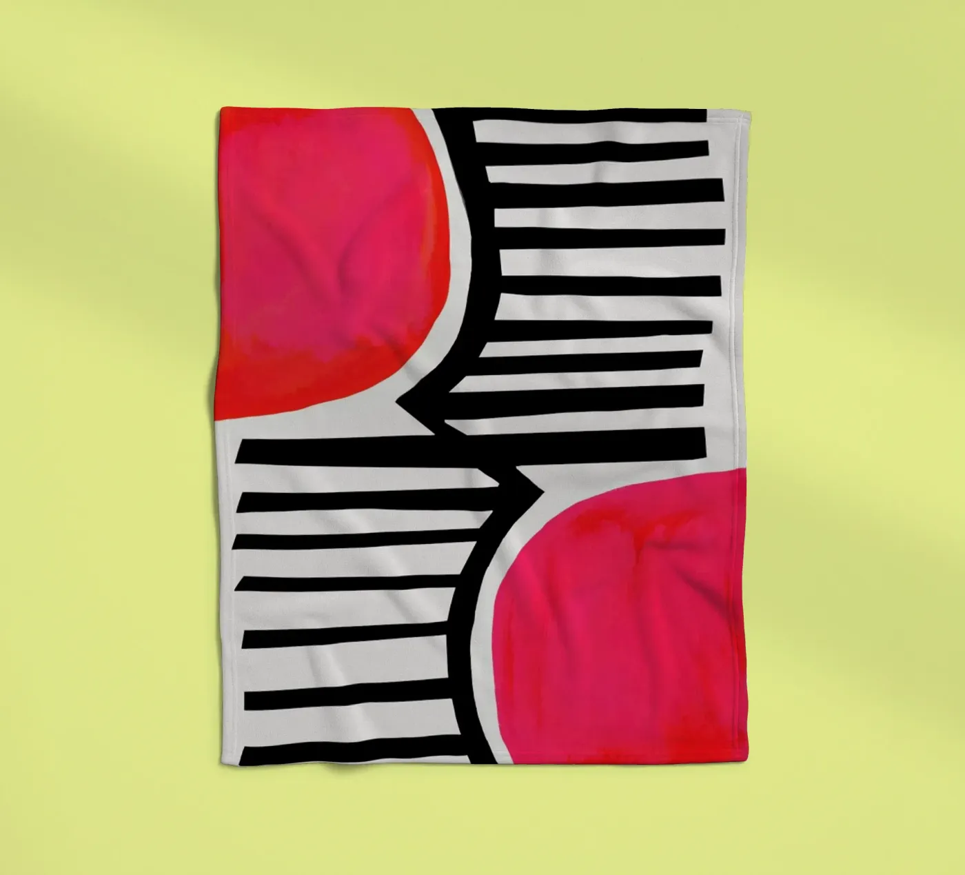 Ombre del tramonto coperta in pile da Fox & Velvet