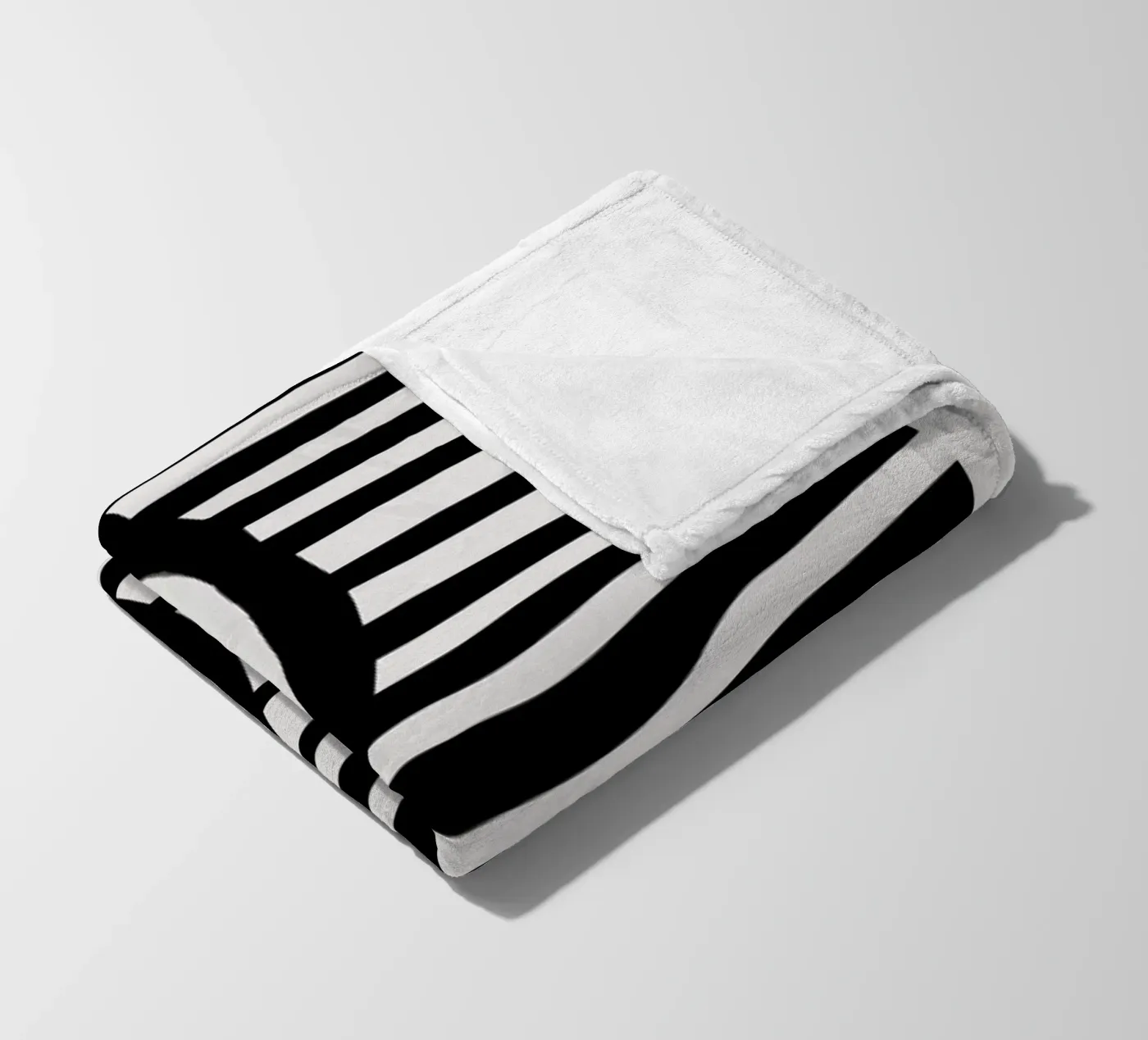 Ombre del tramonto coperta in pile da Fox & Velvet