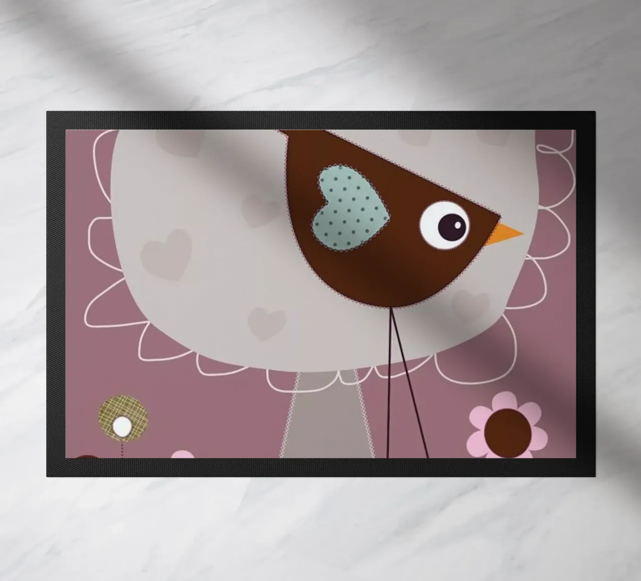 Lovely Bird Front of a House zerbino da JaySan Studio