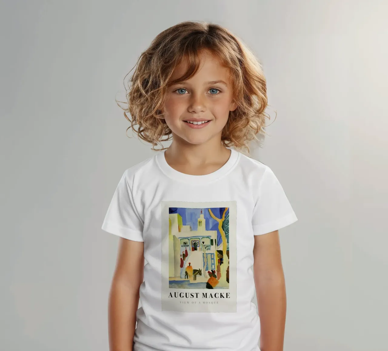 Macke - View of a Mosque t-shirt bambini da ARTOTHEK
