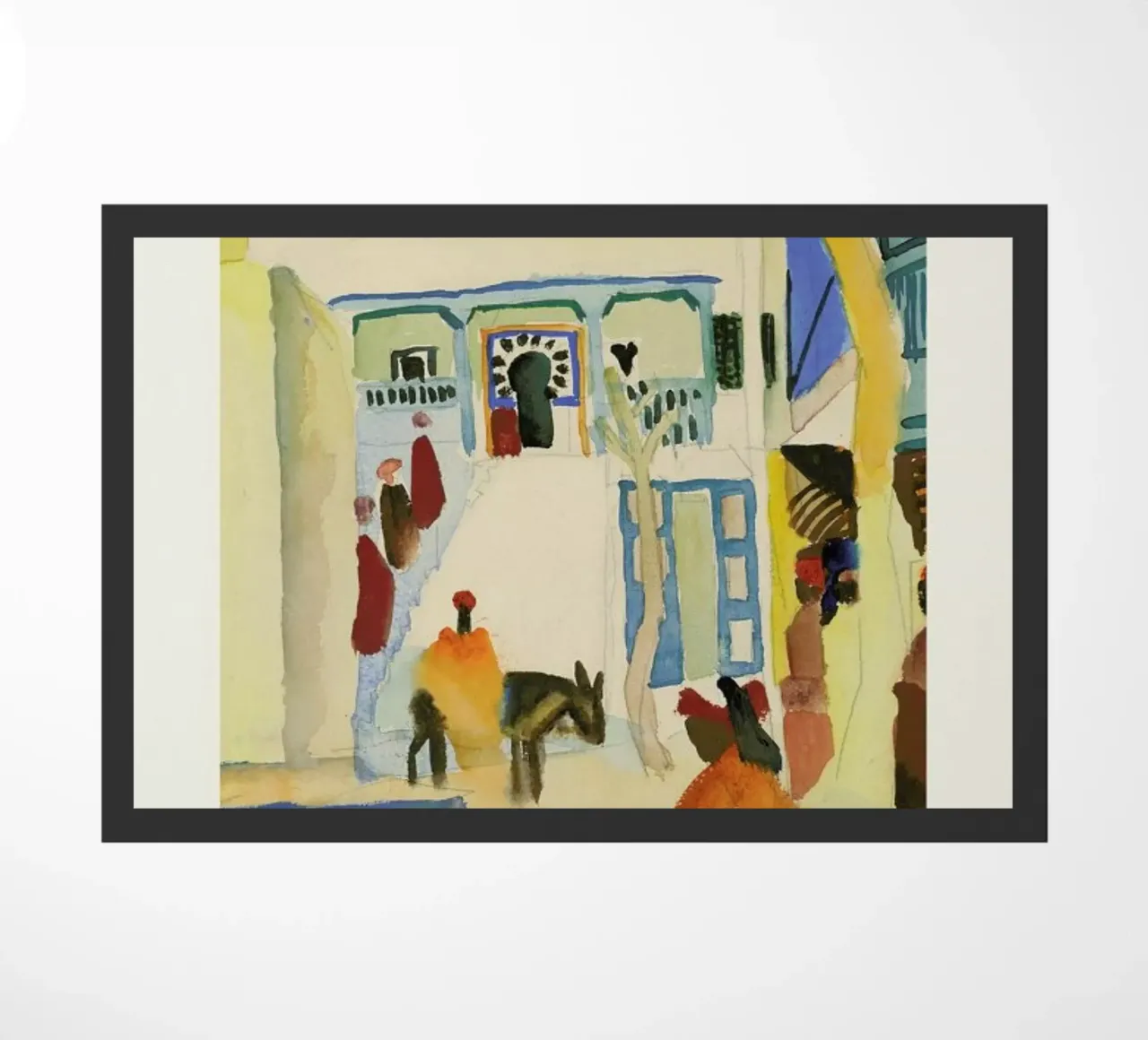 Macke - View of a Mosque zerbino da ARTOTHEK