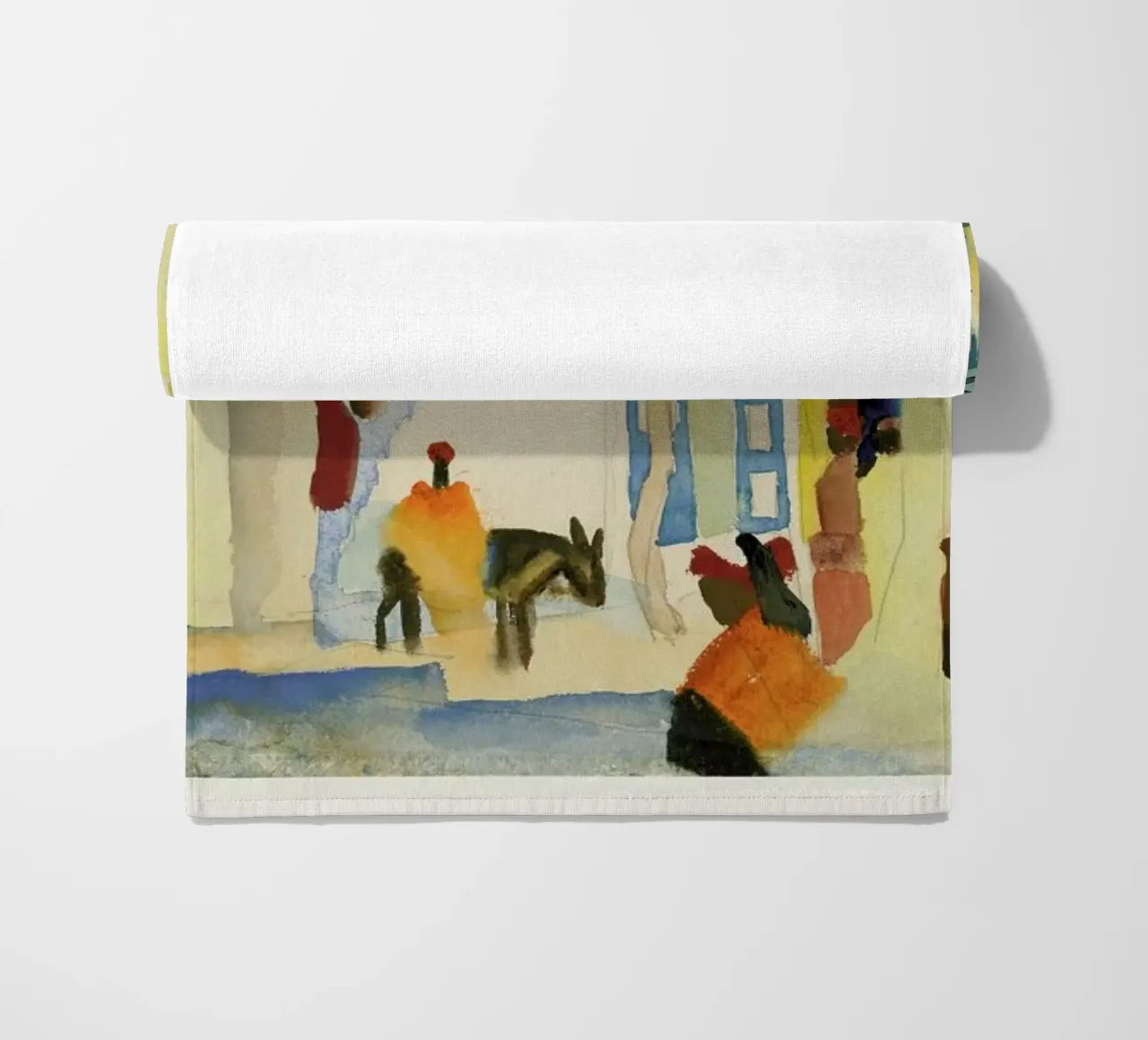 Macke - View of a Mosque telo mare da ARTOTHEK