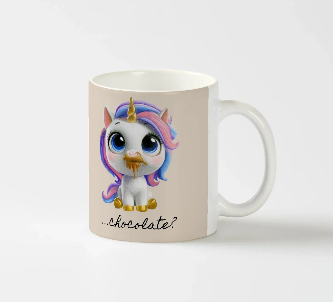 Cioccolato...? tazza in ceramica da Graphit und Farbe