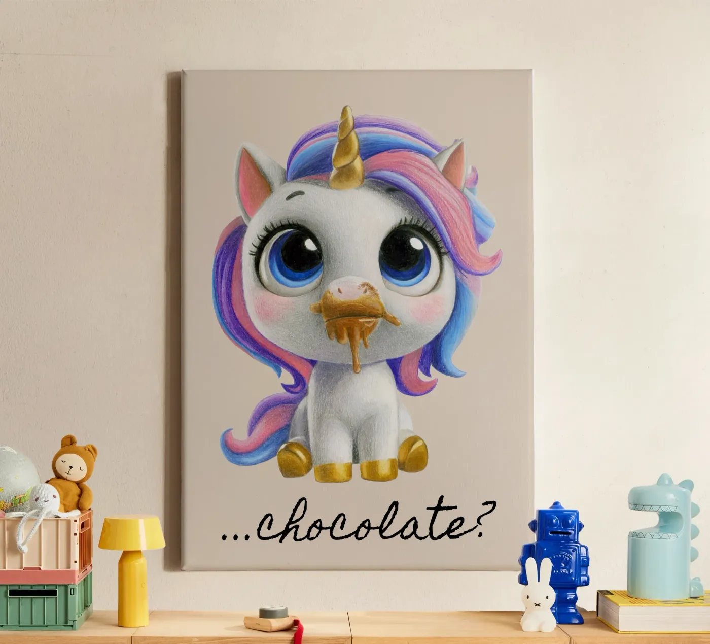 Chocolate...? tela da Graphit und Farbe