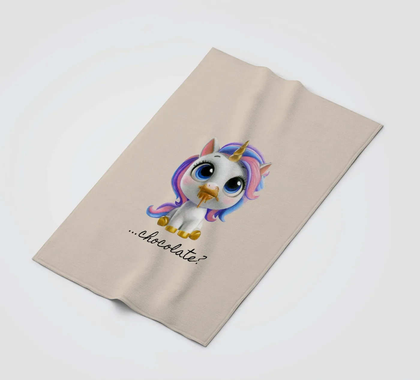 Chocolate...? plaid polaire de Graphit und Farbe