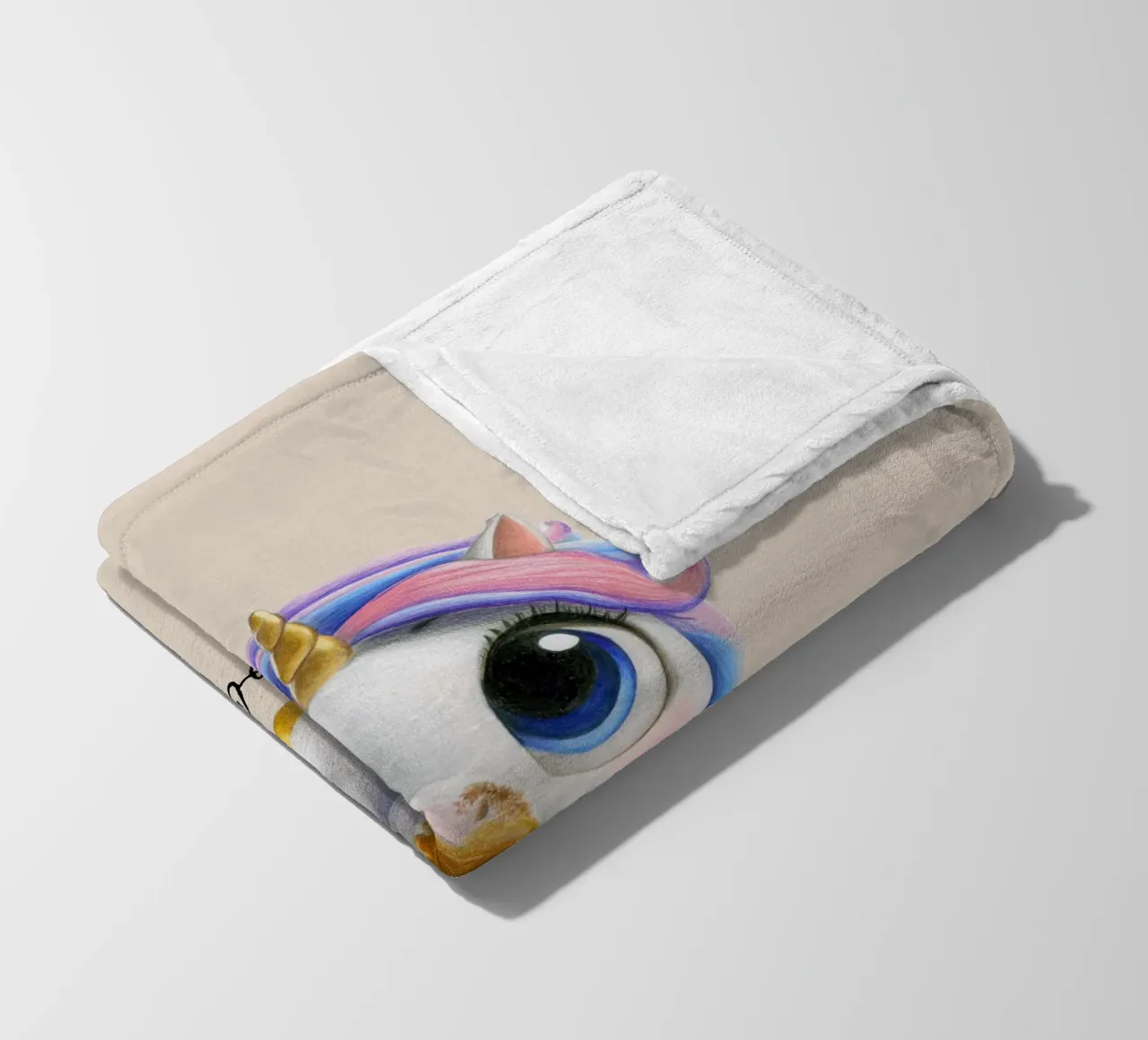 Schokolade...? Fleecedecke von Graphit und Farbe