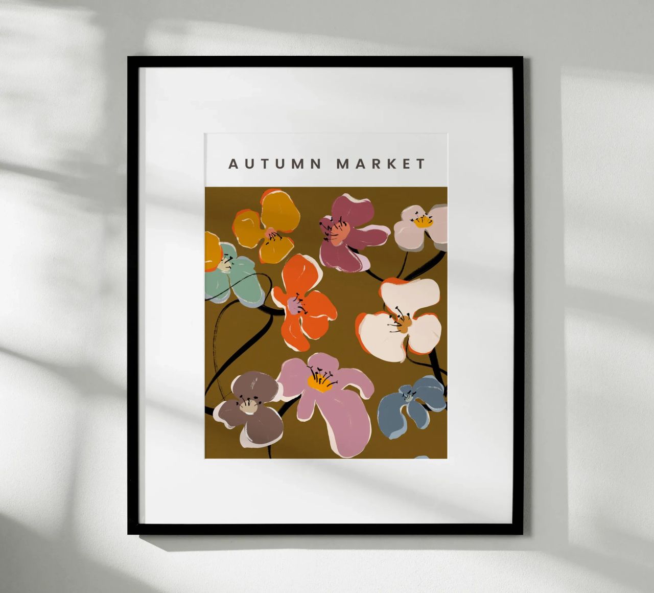 Autumn Market No 02 poster van treechild