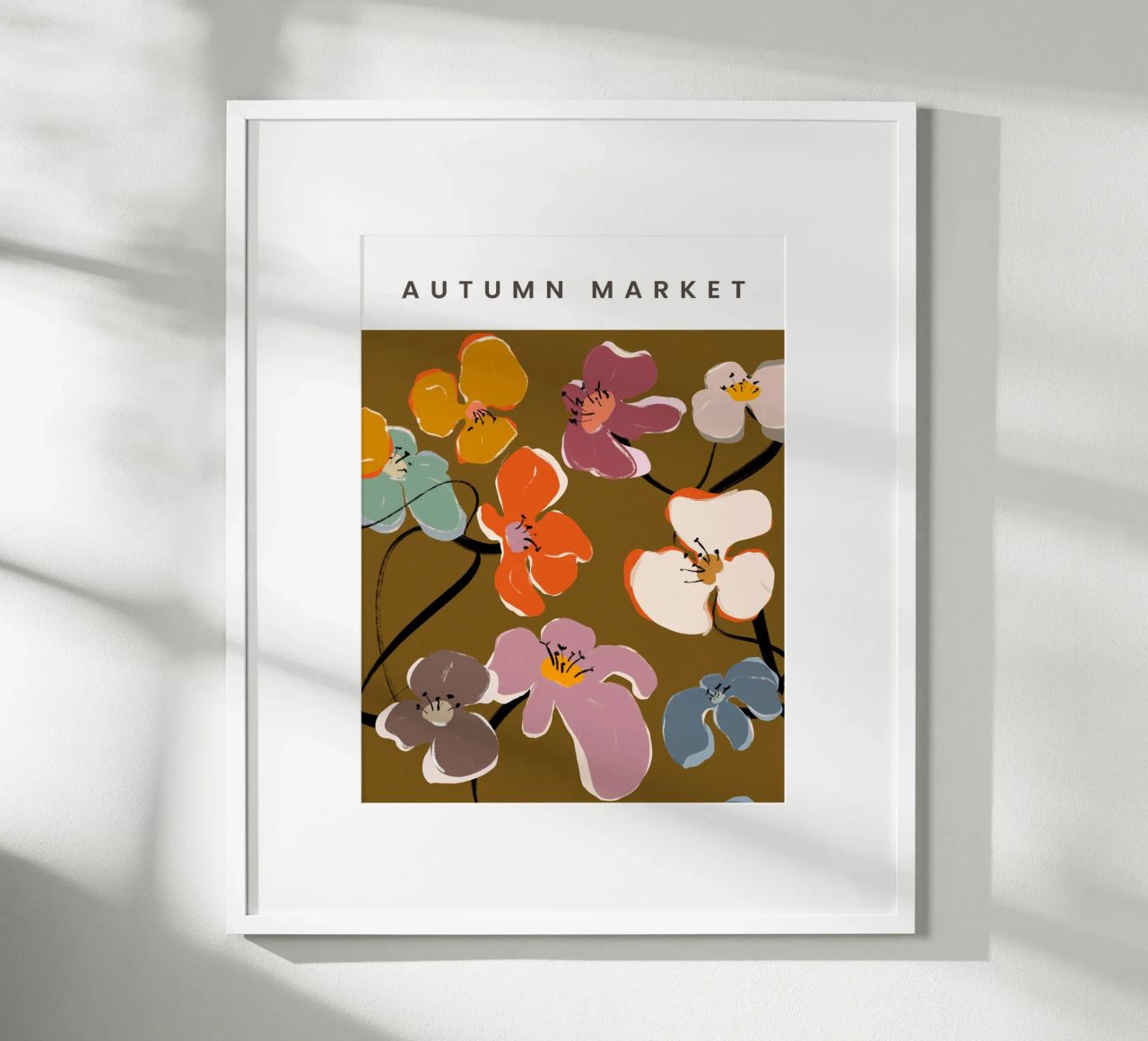 Autumn Market No 02 poster van treechild
