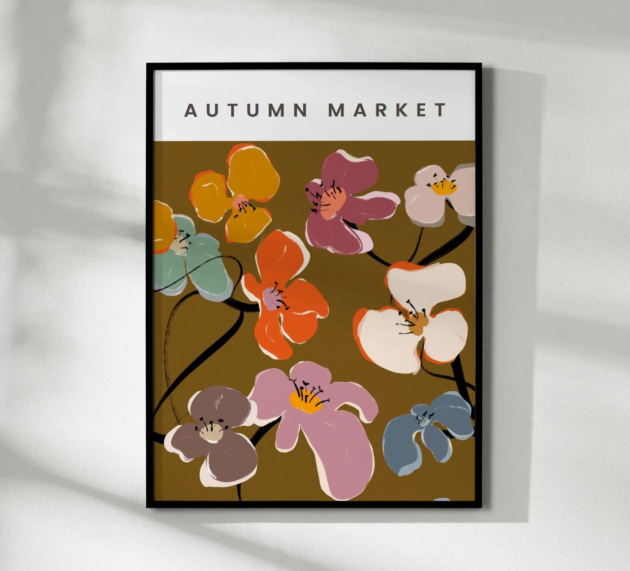 Autumn Market No 02 poster van treechild