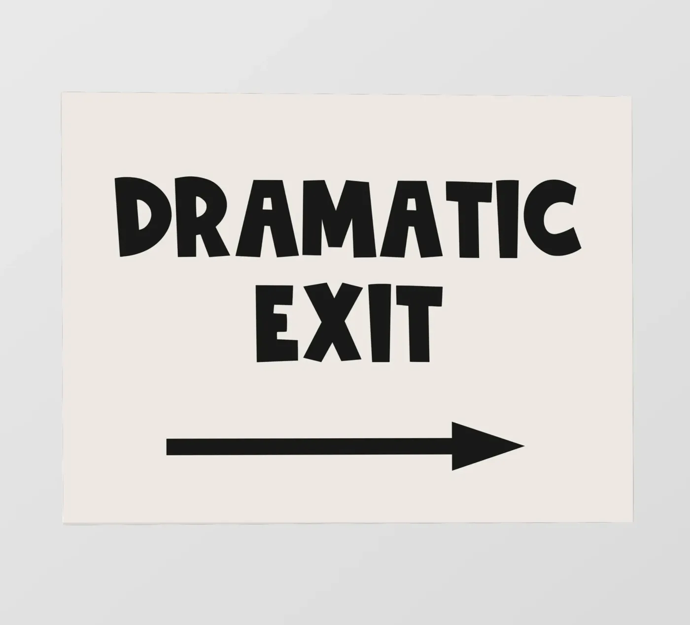 Dramatische uitgang Pijl naar rechts backlit folie van Paigaam Studio