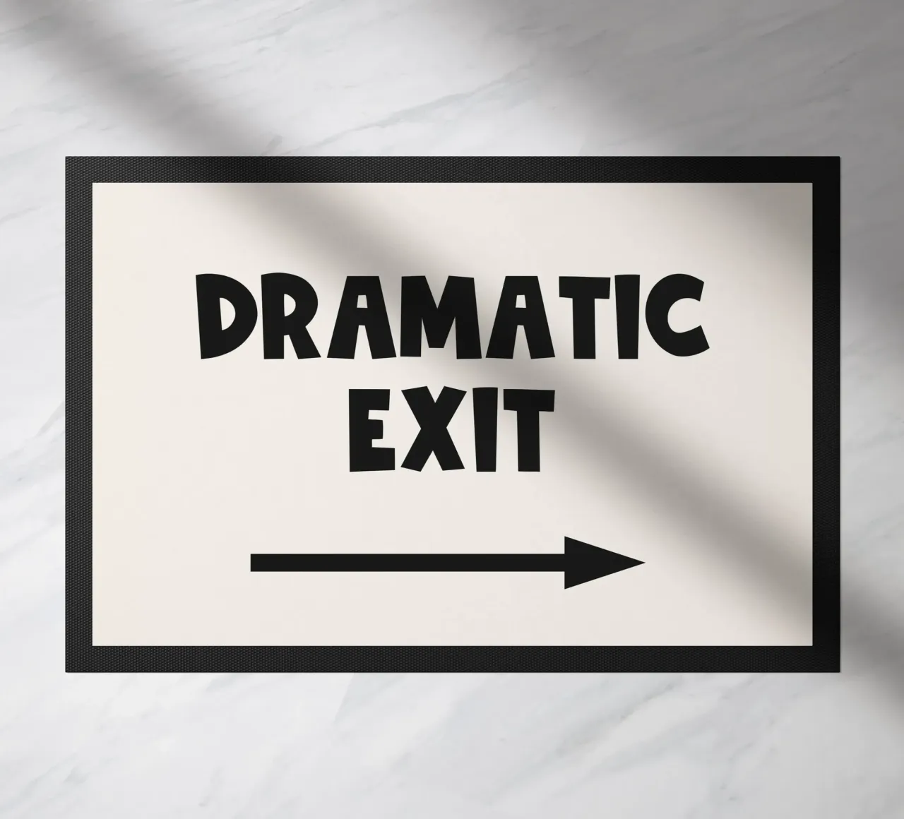 Dramatic Exit Right Arrow zerbino da Paigaam Studio