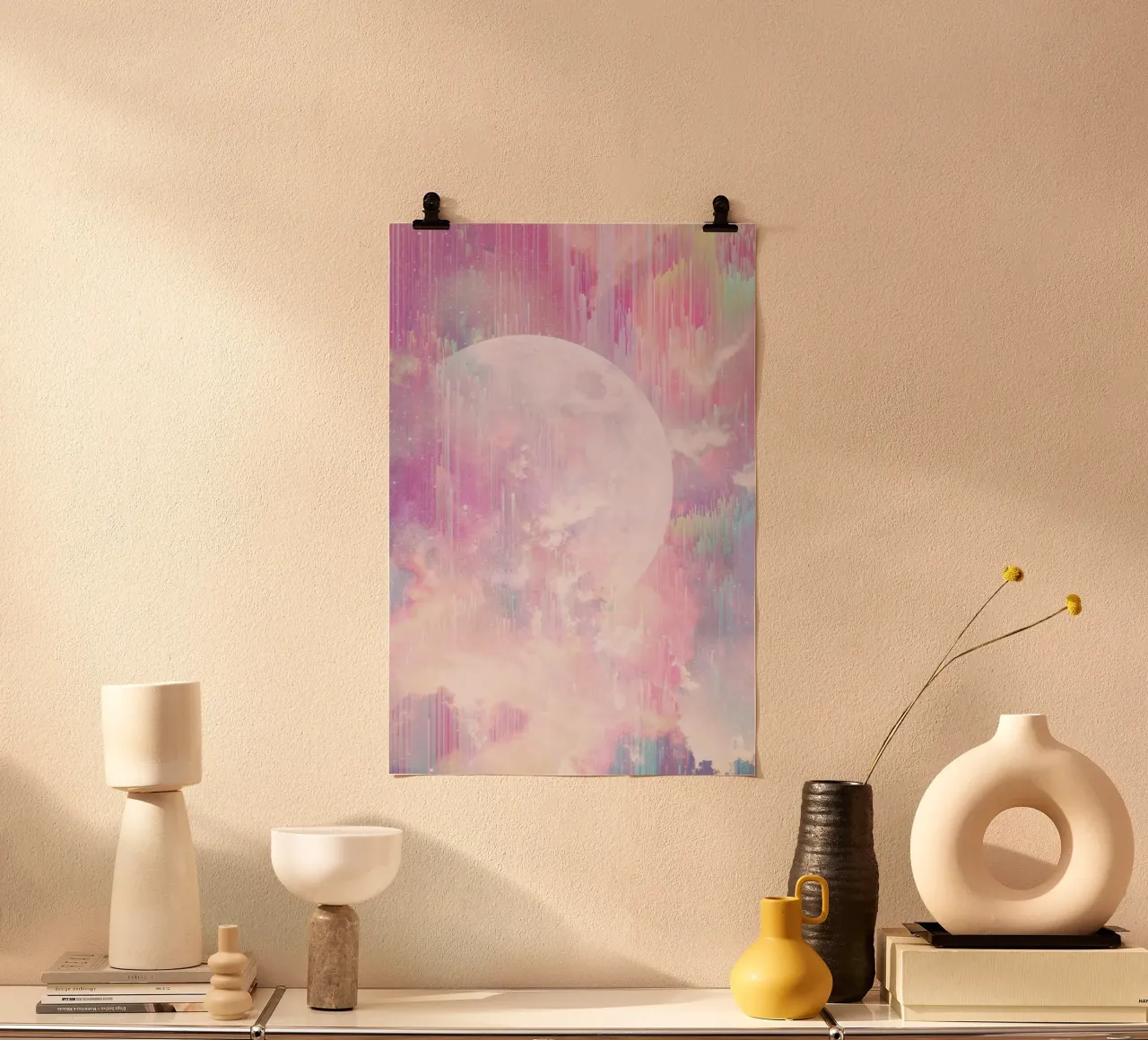 Vanishing Moon poster da cafelab