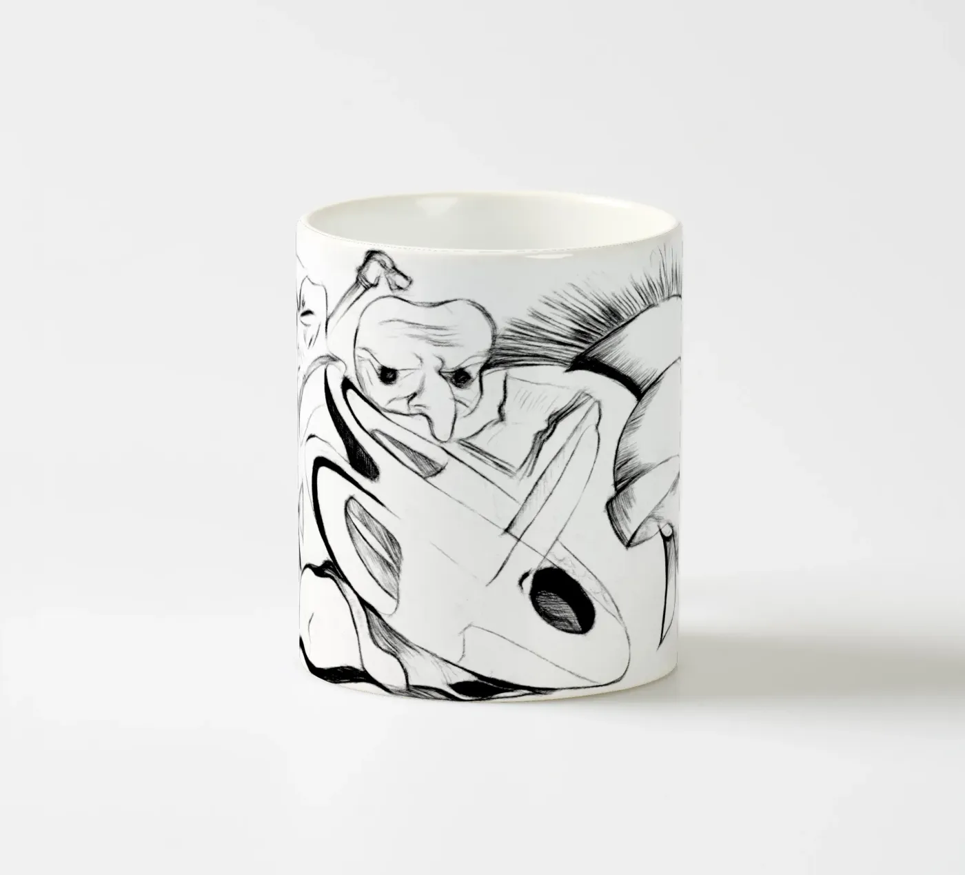 Theater ceramic mug by Massimo Frascogna