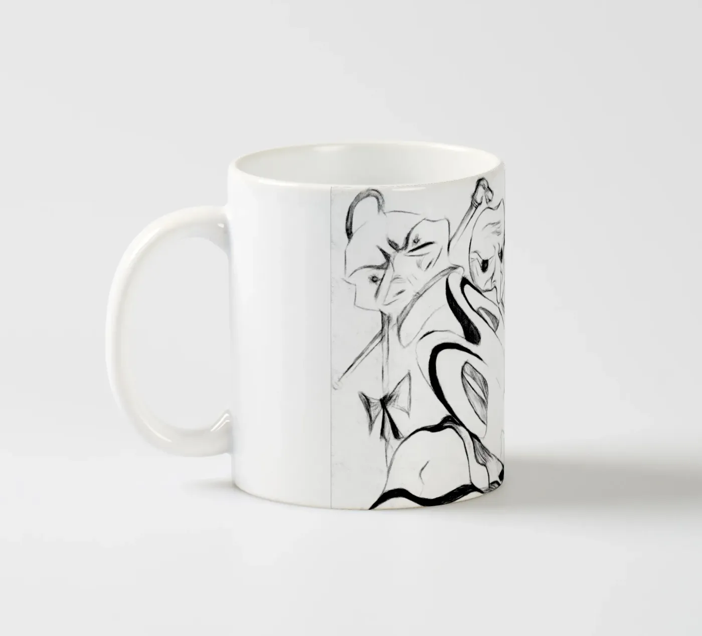 Theater ceramic mug by Massimo Frascogna