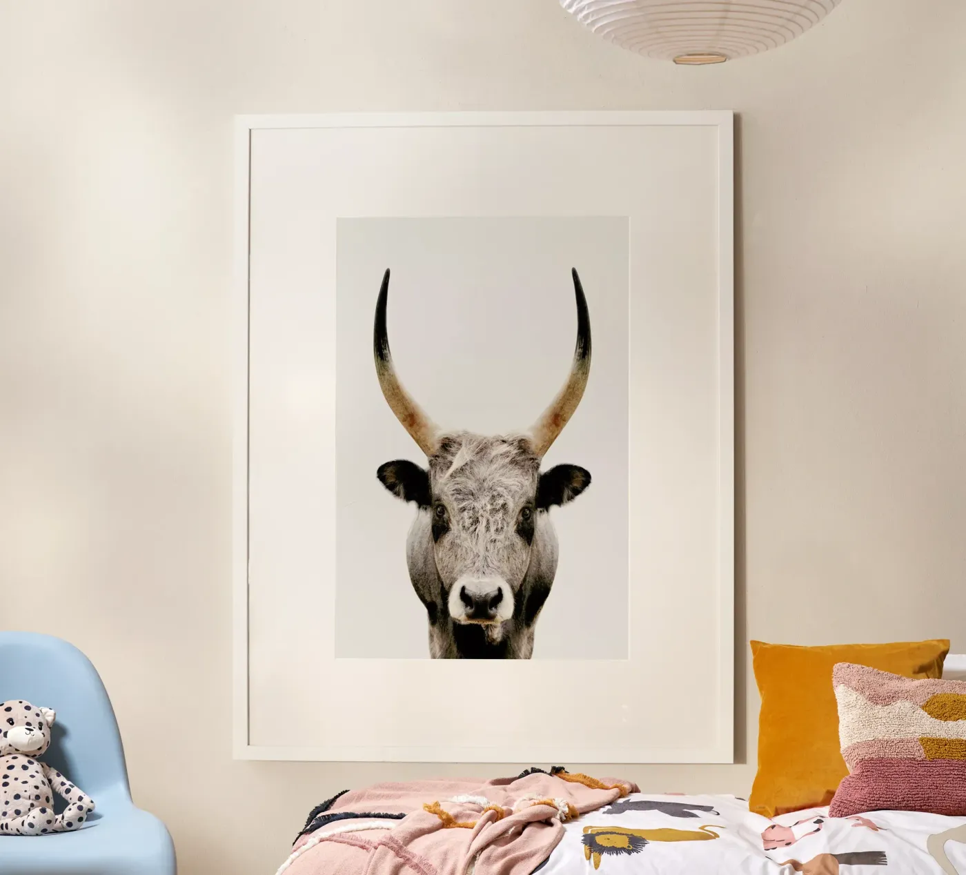 Bull poster by Paws & Claws