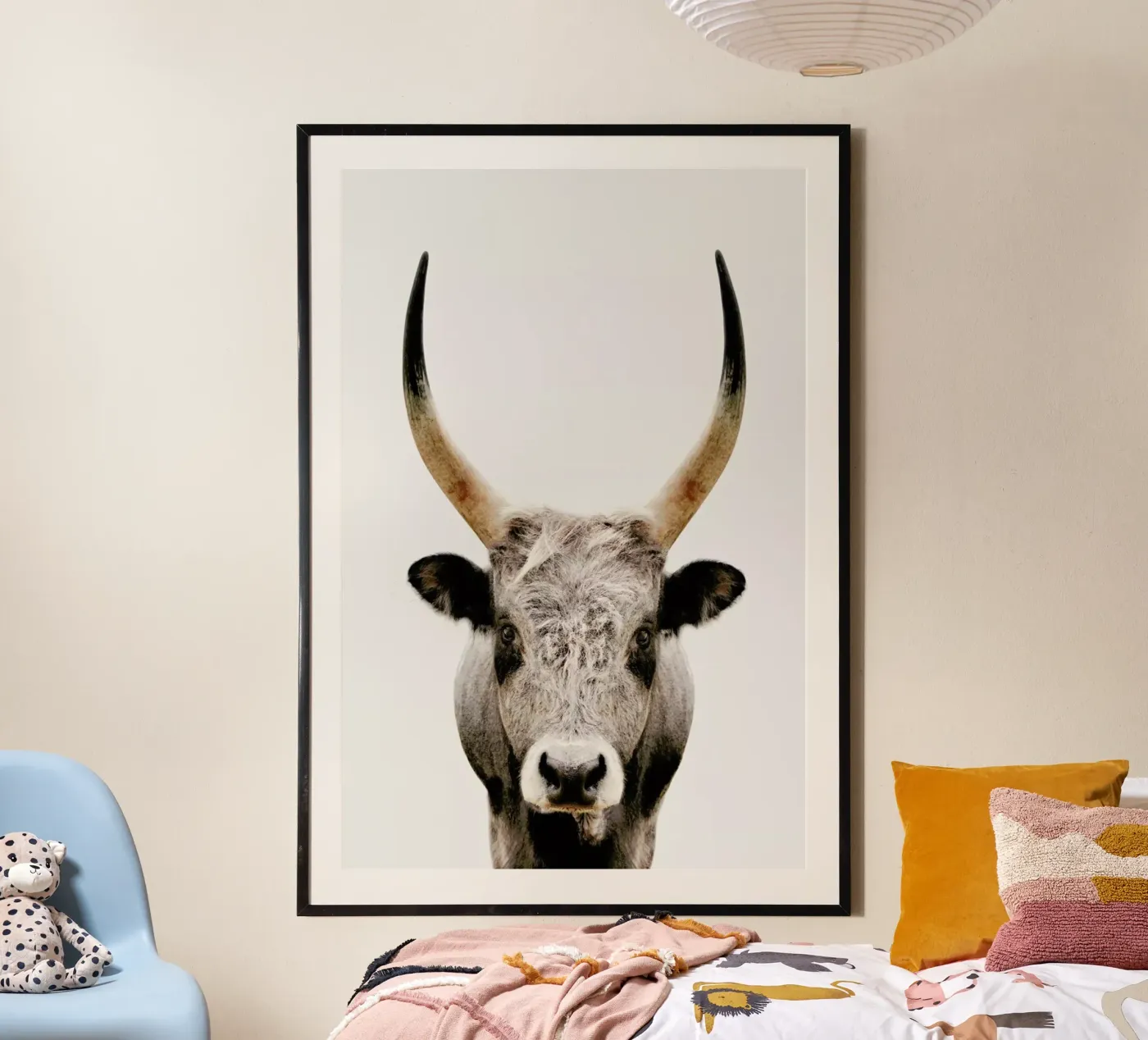 Bull poster by Paws & Claws