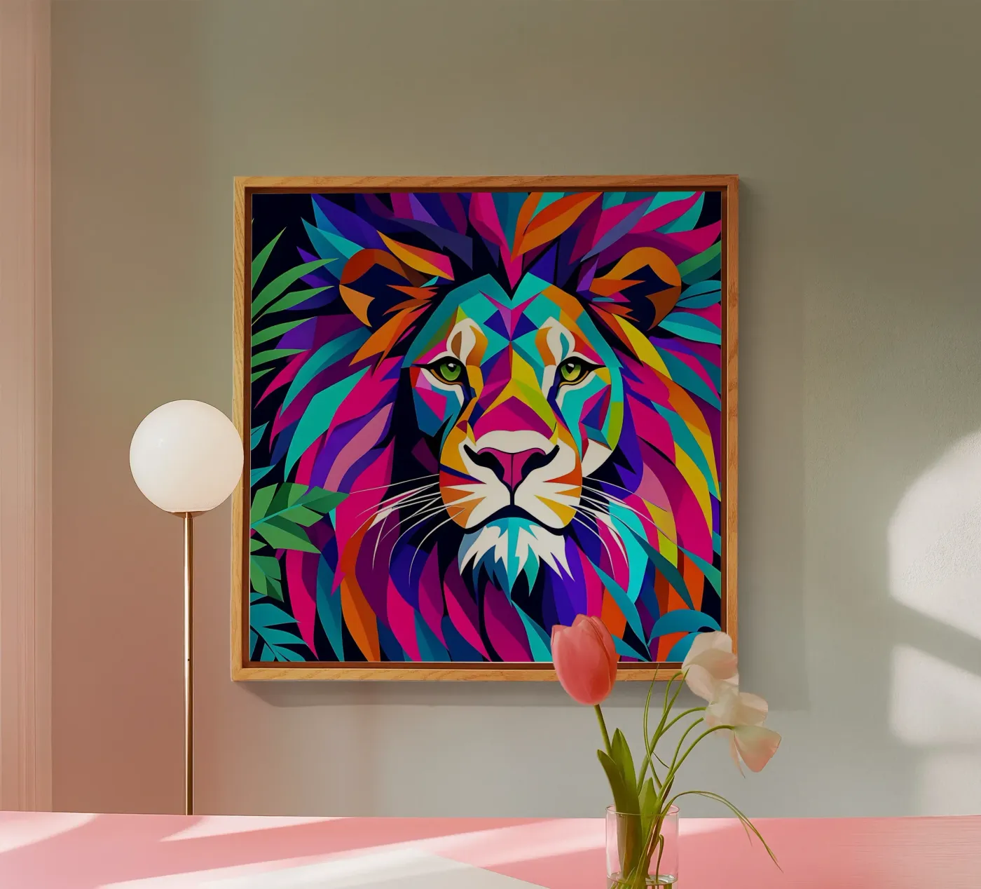 Lion_Style_E_1 plexiglass da Tierisch bunt by LK