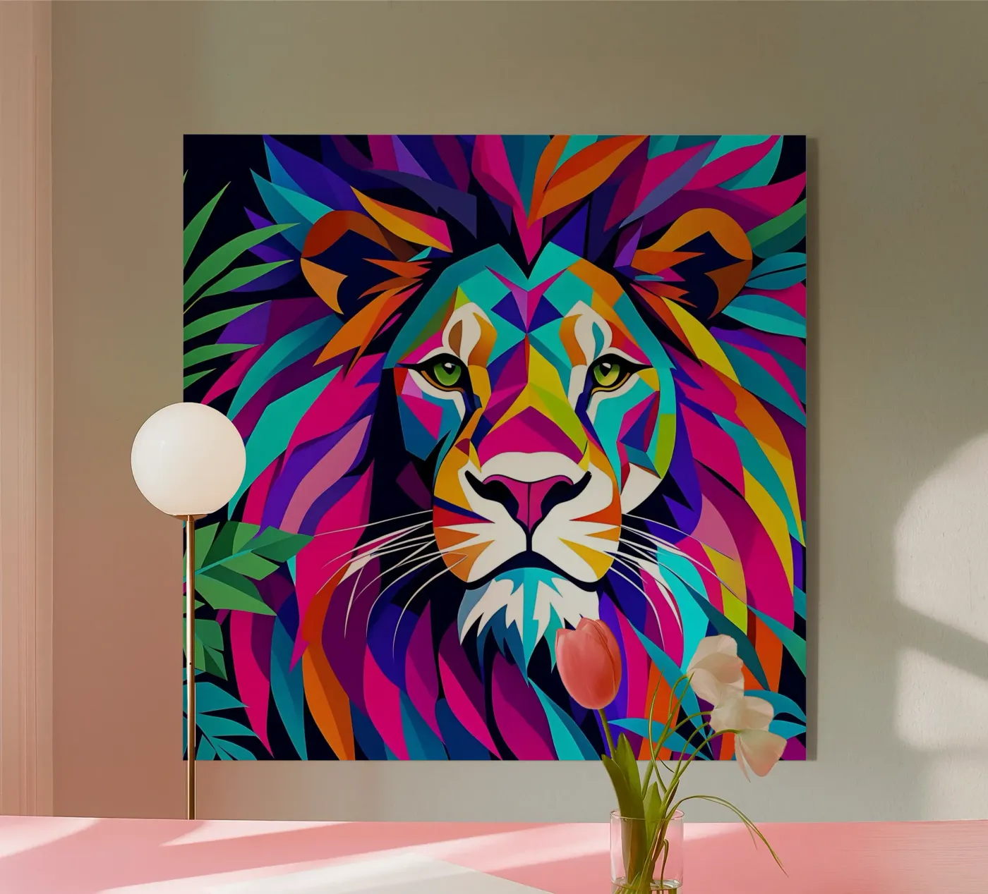Lion_Style_E_1 plexiglass da Tierisch bunt by LK