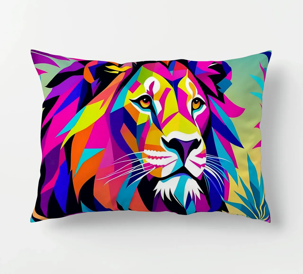 Stile_leone_E_2 cuscino da Tierisch bunt by LK