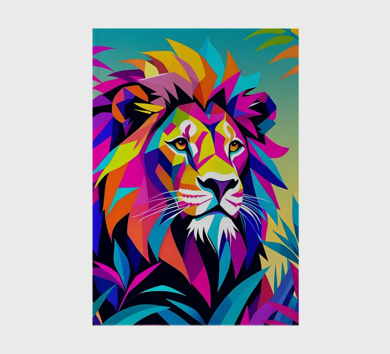Lion_style_E_2 notebook by Tierisch bunt by LK