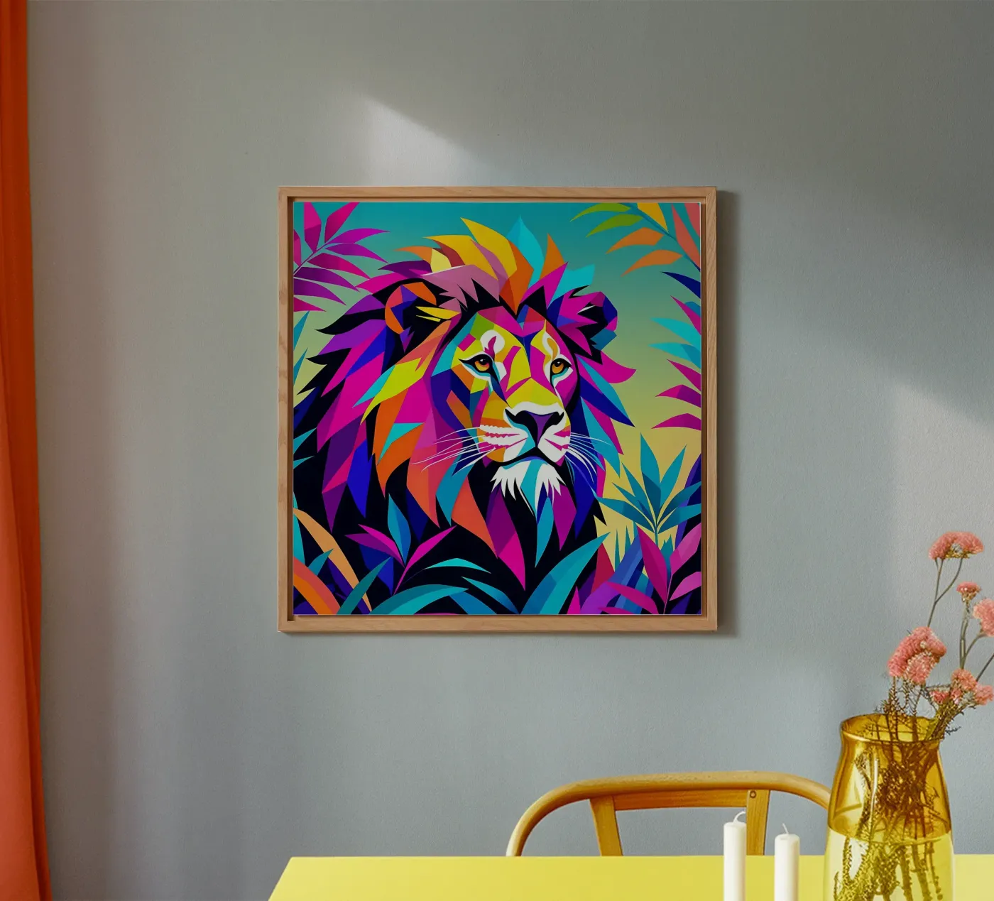 Stile_leone_E_2 alluminio dibond da Tierisch bunt by LK
