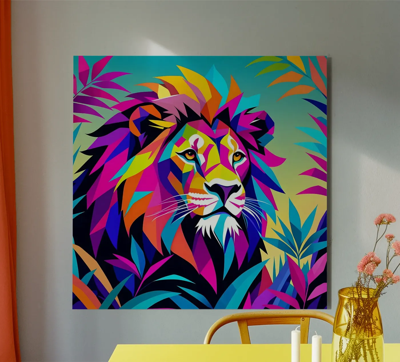 Stile_leone_E_2 alluminio dibond da Tierisch bunt by LK