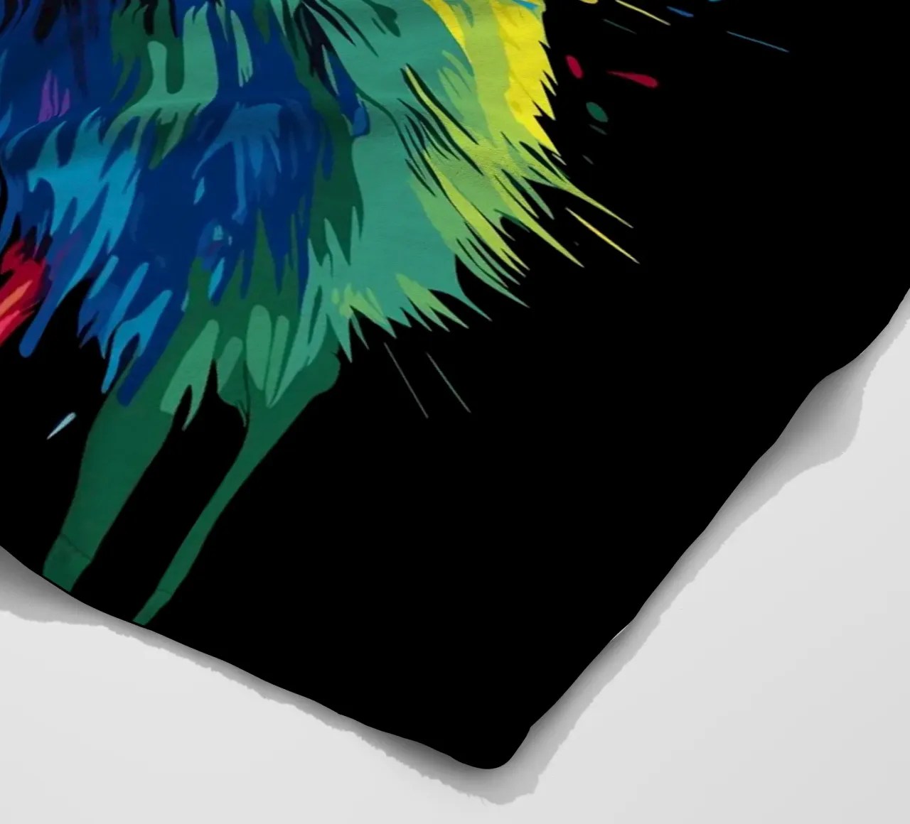 Donnola colorata dallo sguardo intenso coperta in pile da pixelbull - medieval art and more