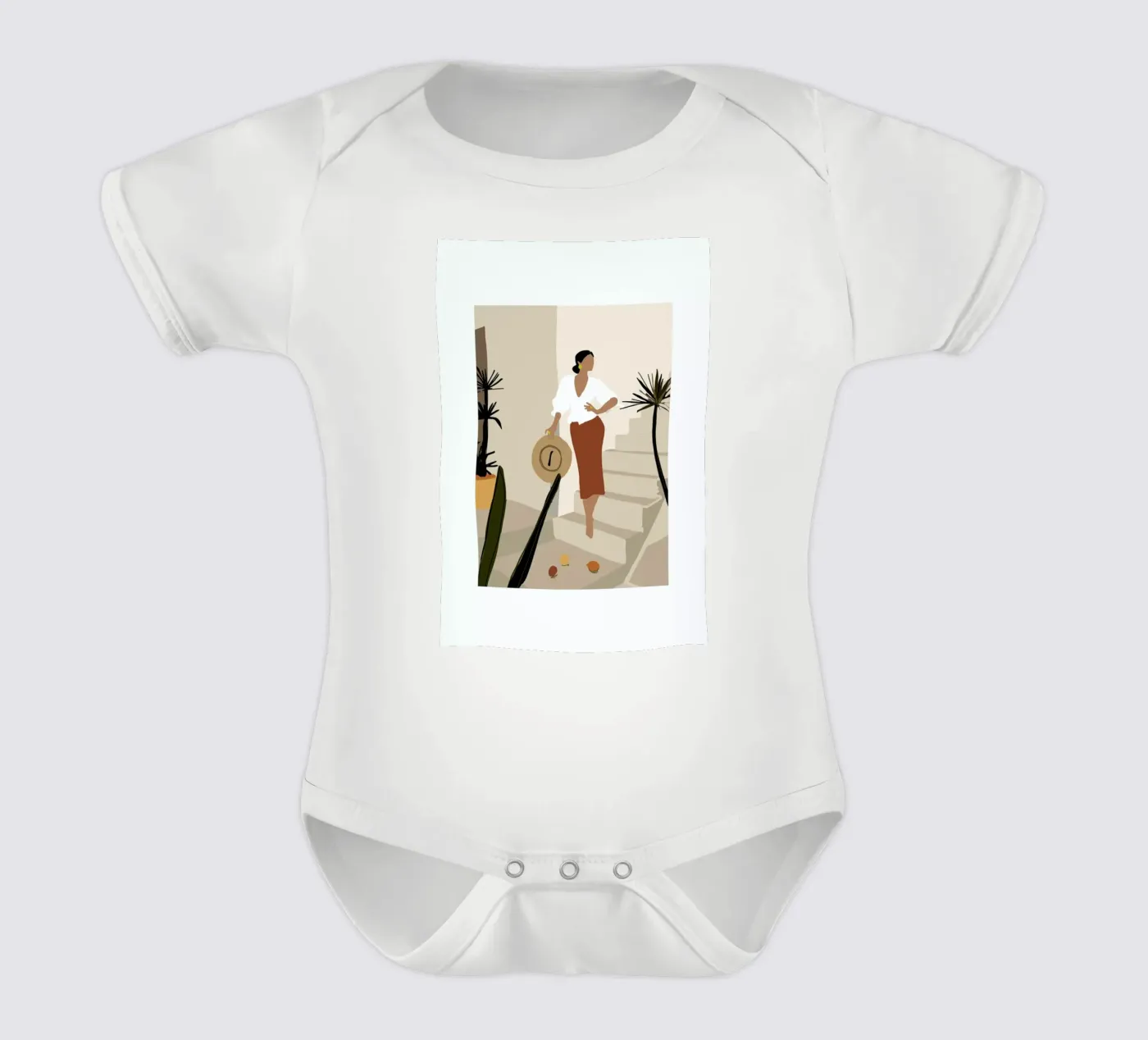 Pose short-sleeve baby romper by Pure