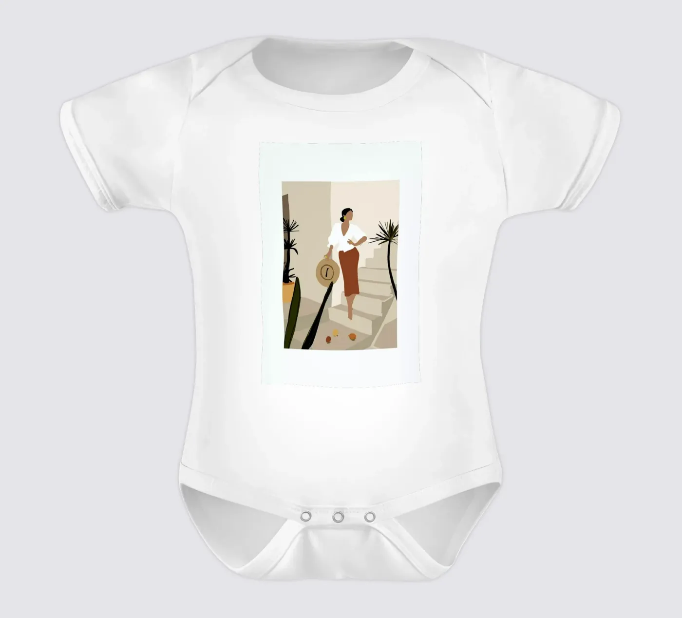 Pose short-sleeve baby romper by Pure