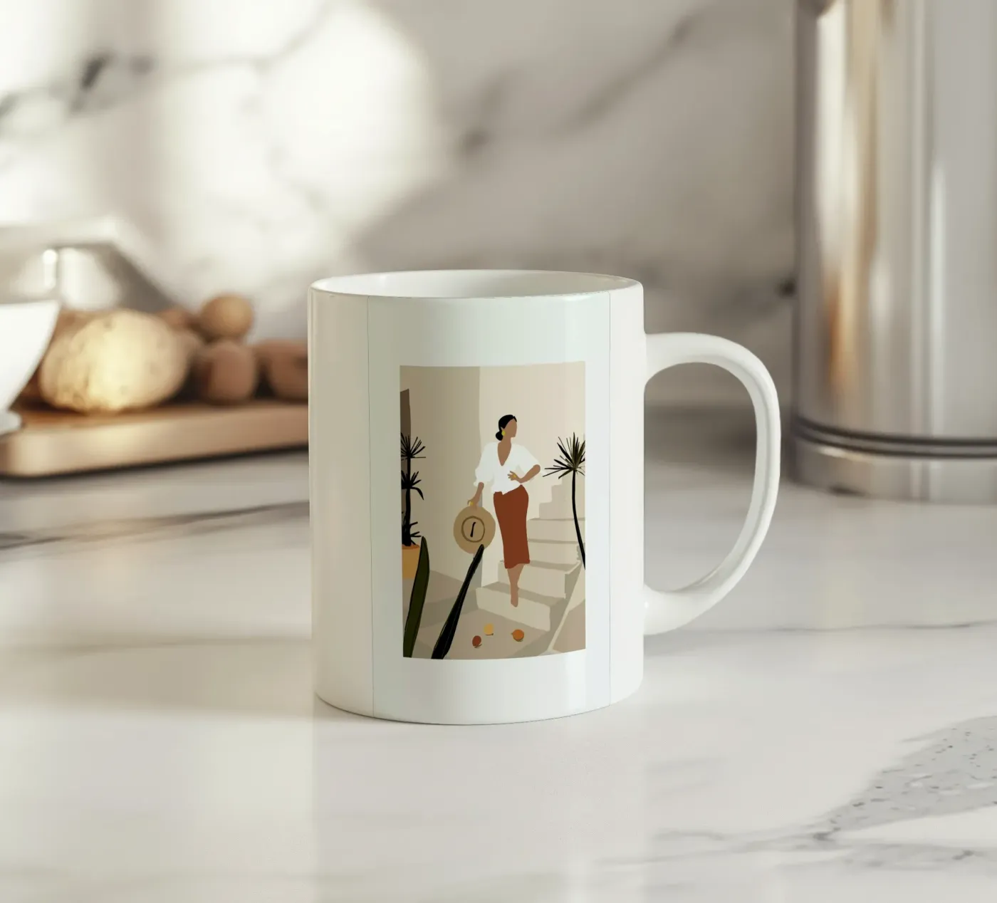 Pose ceramic mug by Pure