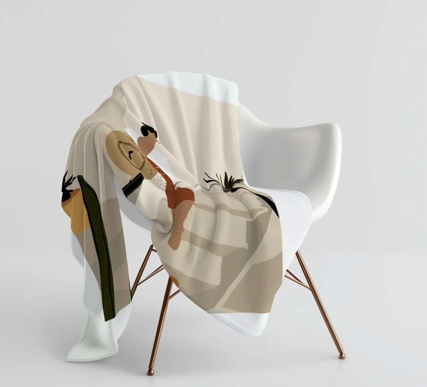 Pose Fleecedecke von Pure