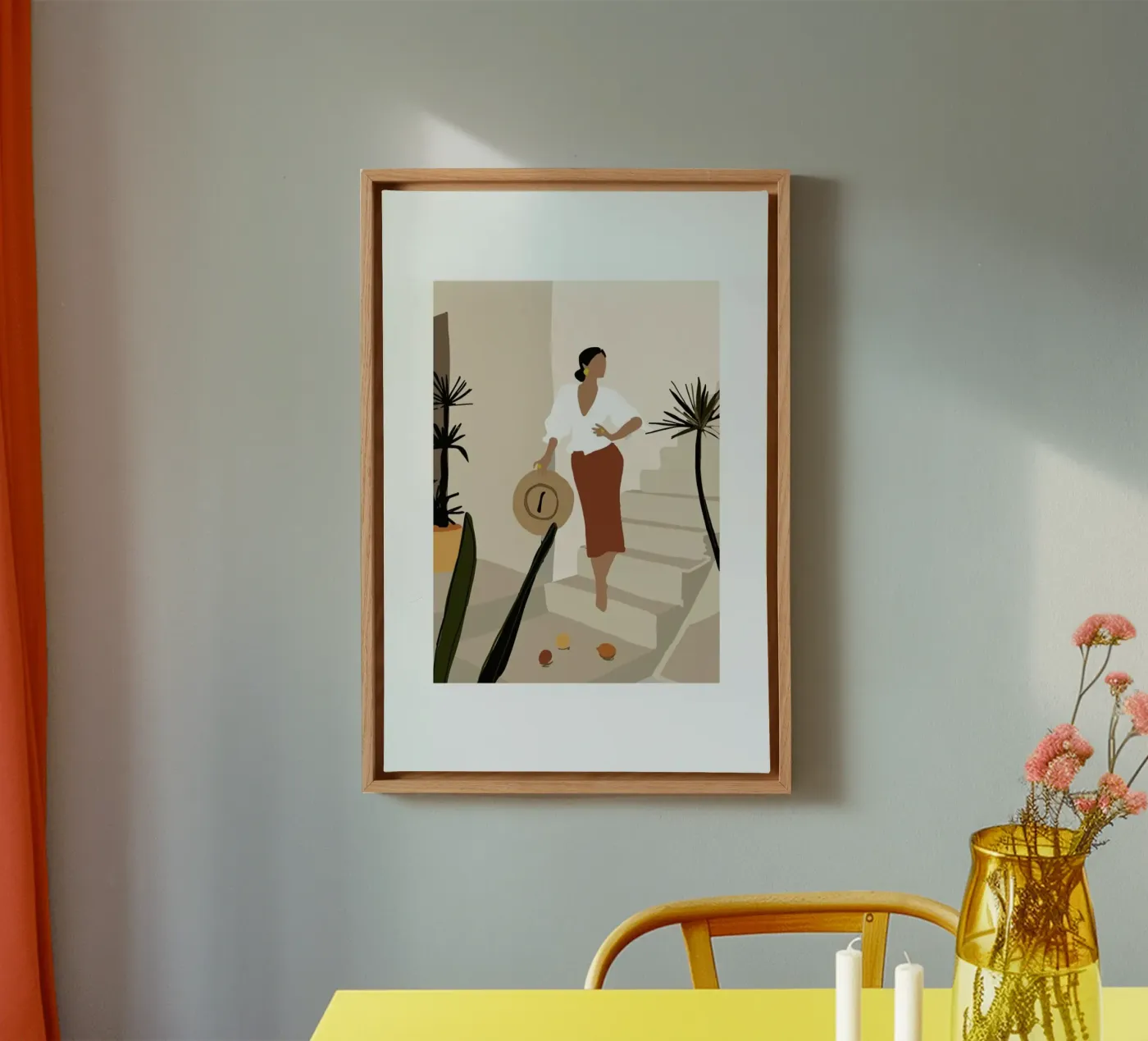 Pose canvas van Pure