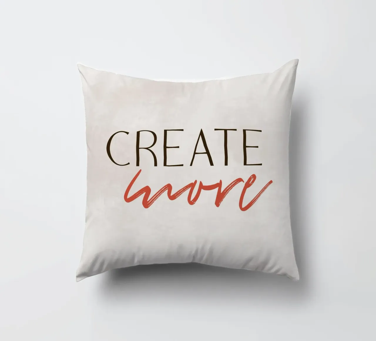 Create More No 02 decorative cushion by treechild
