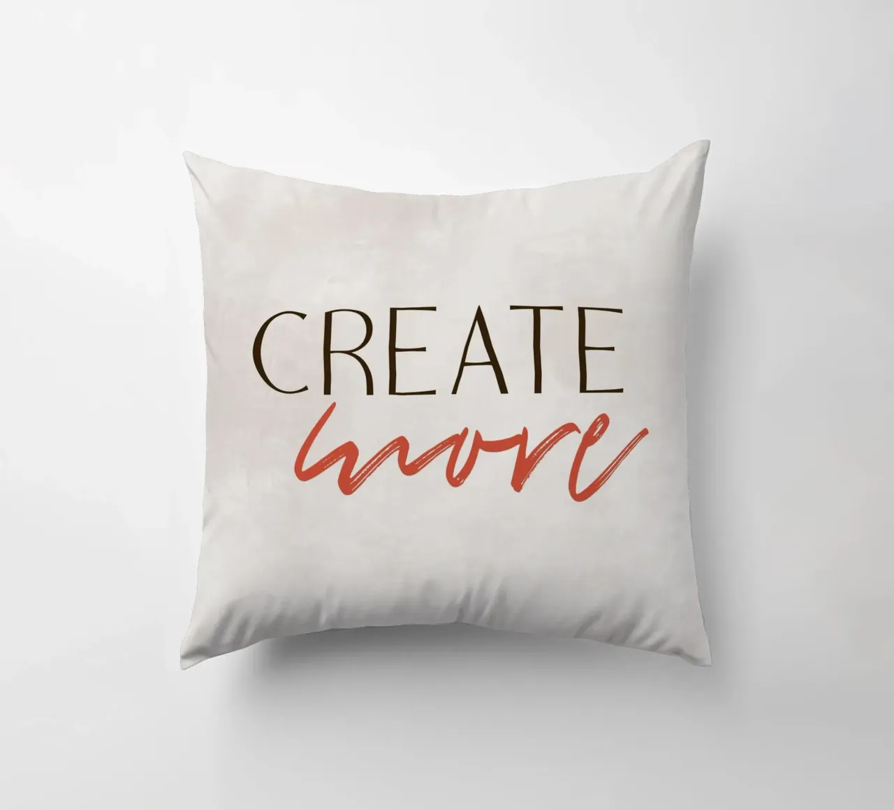 Create More No 02 decorative cushion by treechild