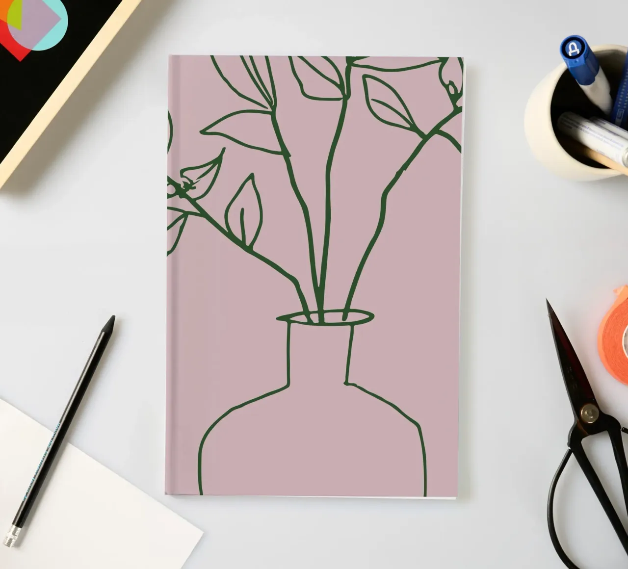Fleur Simple No 05 notebook by treechild