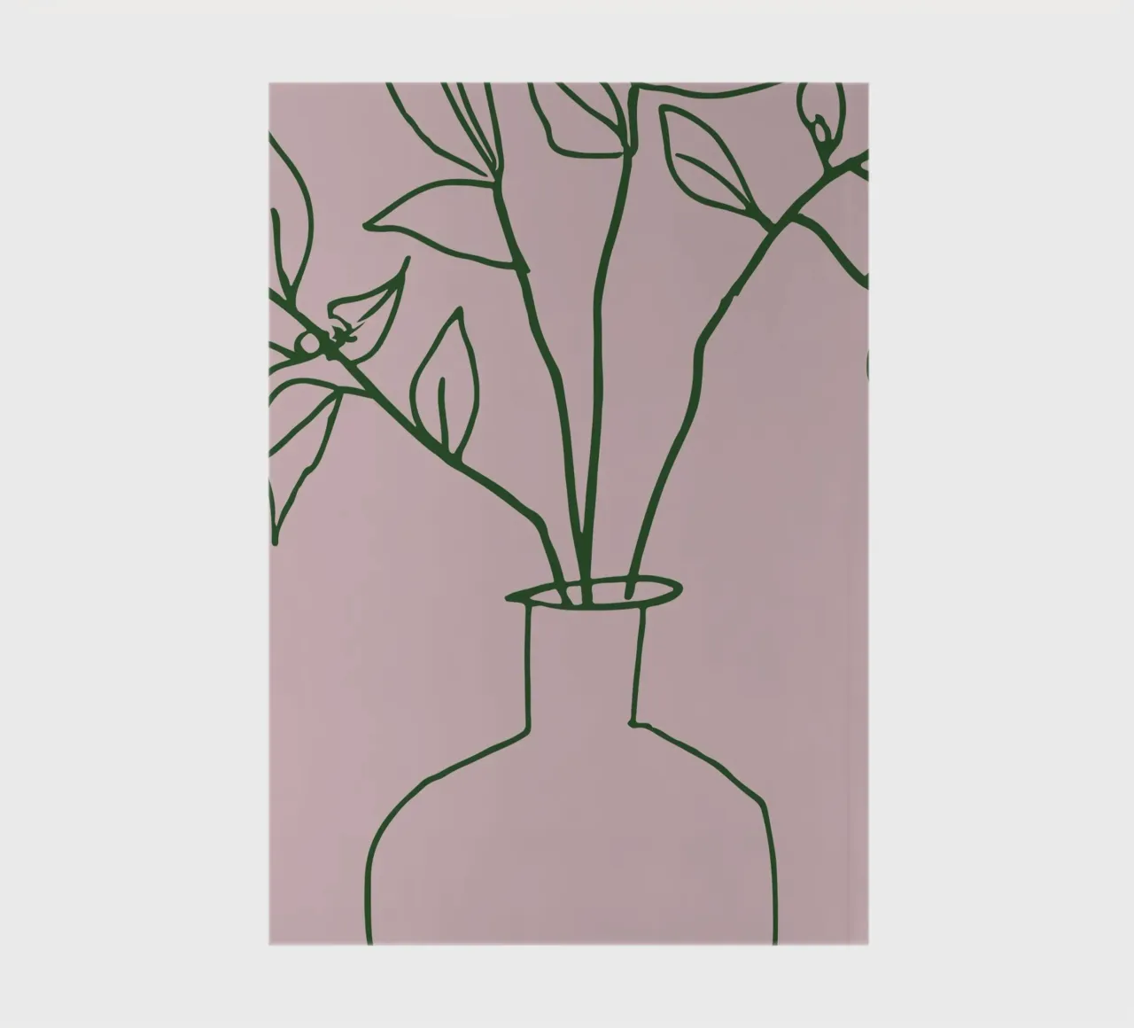 Fleur Simple No 05 notebook by treechild