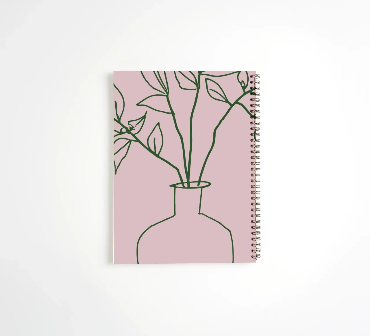 Fleur Simple No 05 spiral notebook by treechild