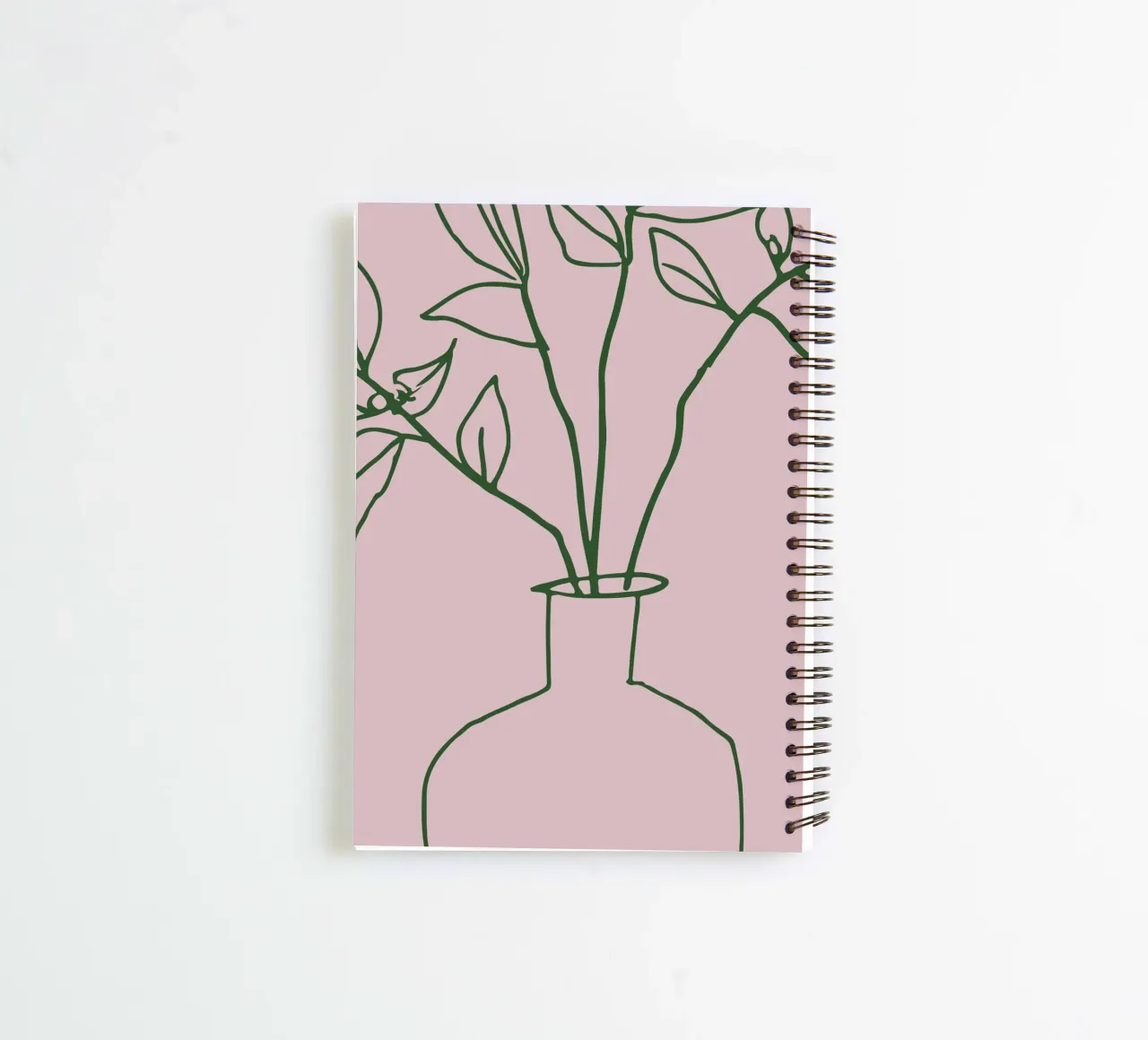 Fleur Simple No 05 spiral notebook by treechild