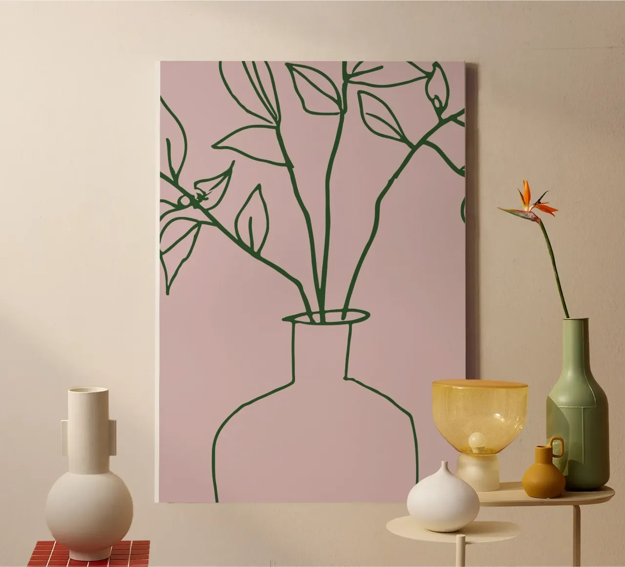 Fleur Simple No 05 tela da treechild