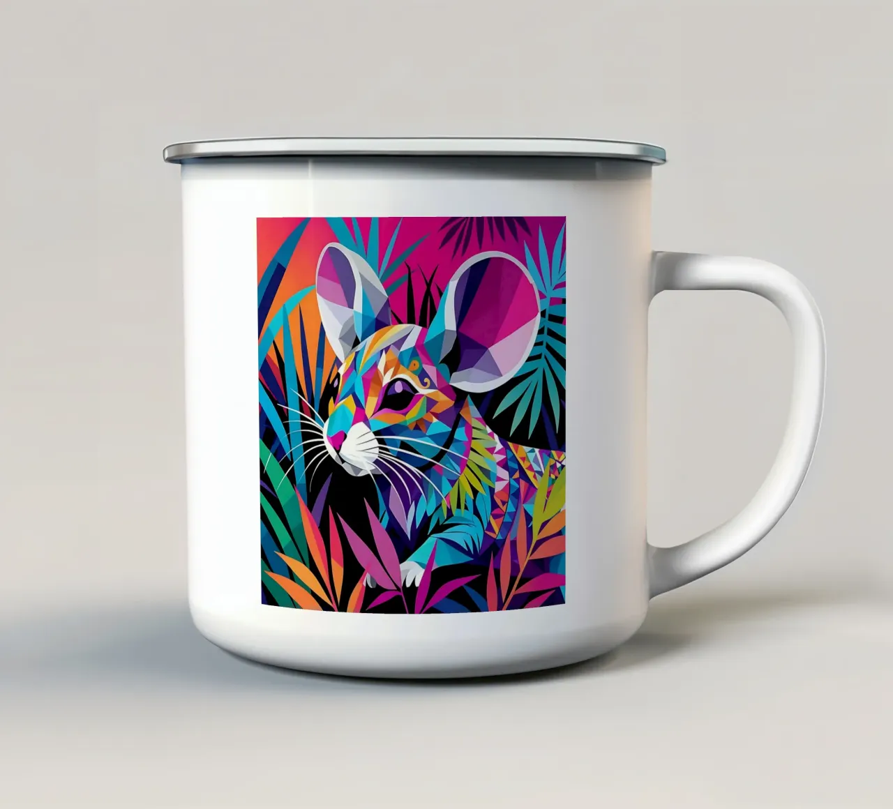 Stile_mouse_E_1 tazza in smalto da Tierisch bunt by LK