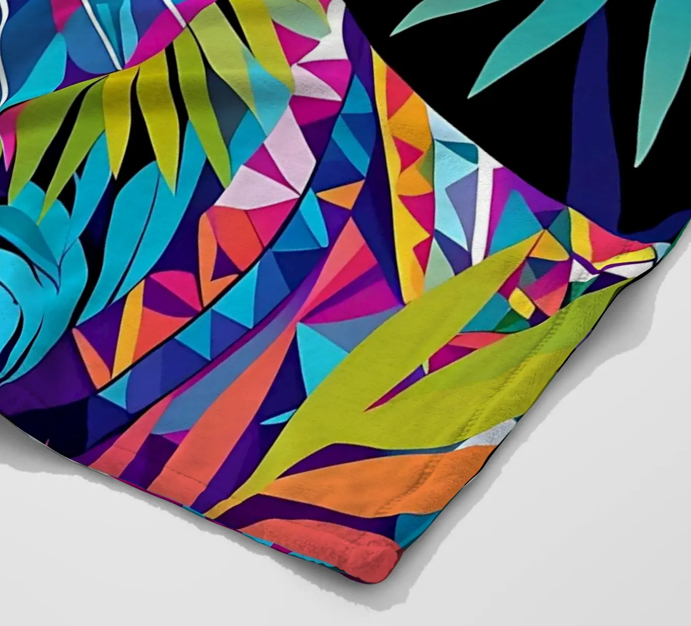 Mouse_style_E_1 fleece blanket by Tierisch bunt by LK