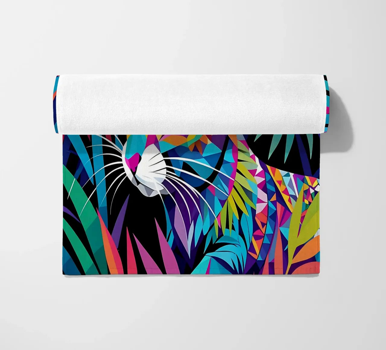 Muis_stijl_E_1 strandhanddoek van Tierisch bunt by LK