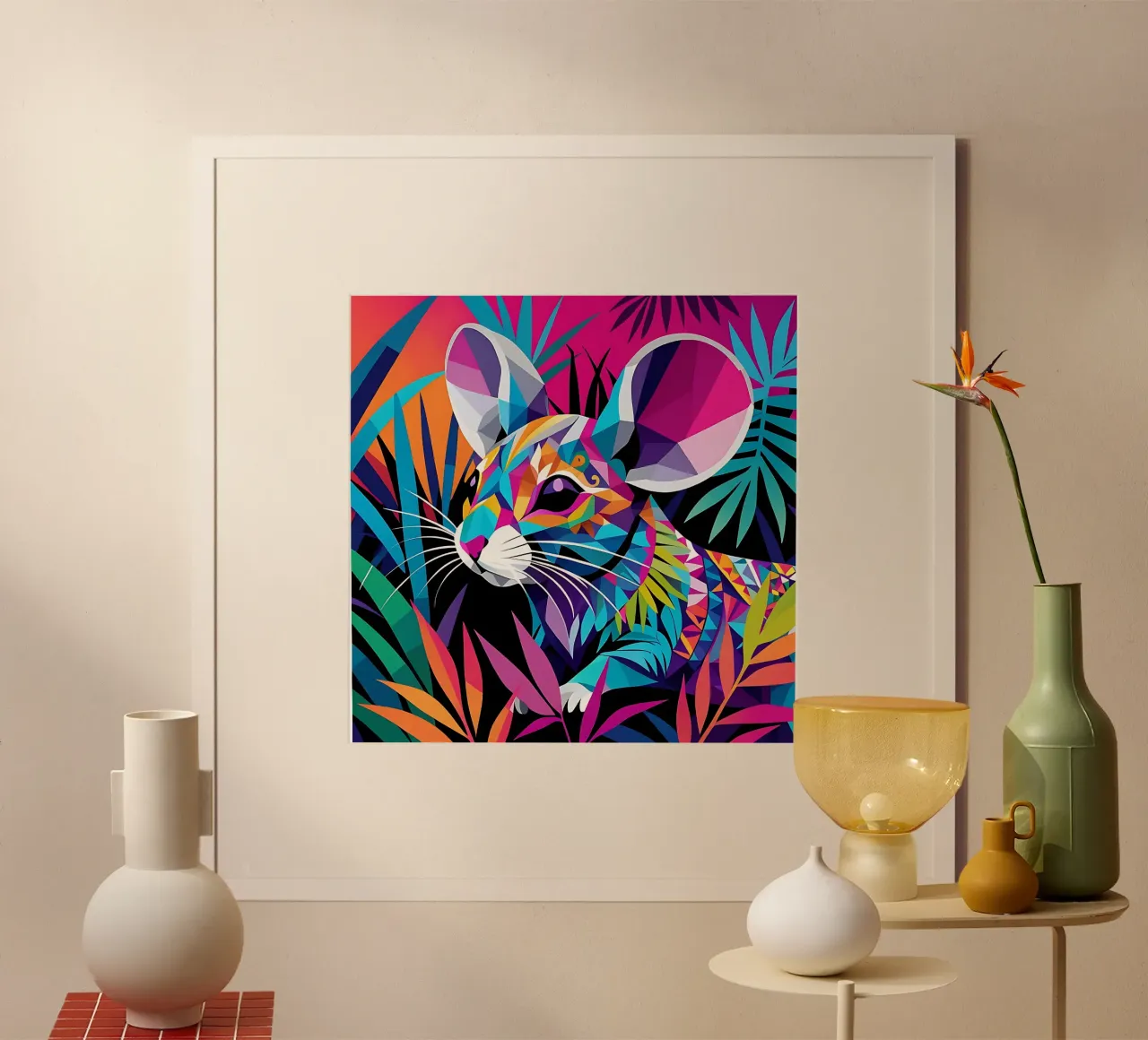 Stile_mouse_E_1 poster da Tierisch bunt by LK