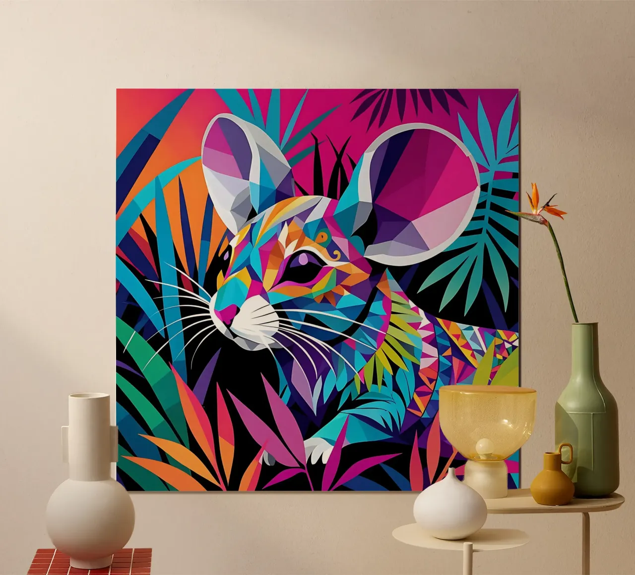 Stile_mouse_E_1 poster da Tierisch bunt by LK