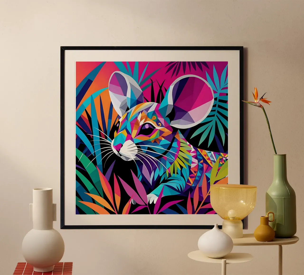 Stile_mouse_E_1 poster da Tierisch bunt by LK