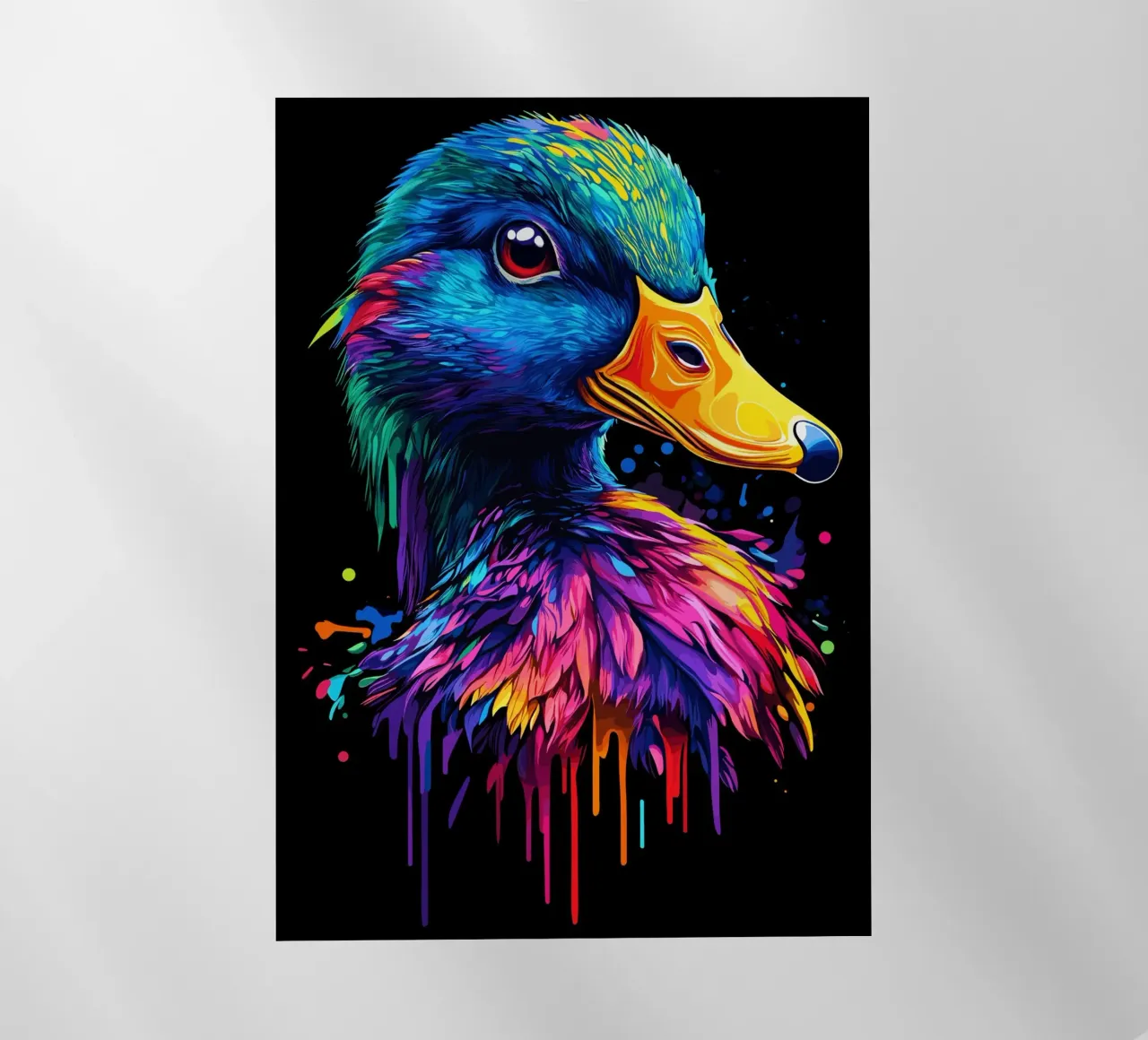 Drago colorato con piumaggio brillante pellicola backlit da pixelbull - medieval art and more